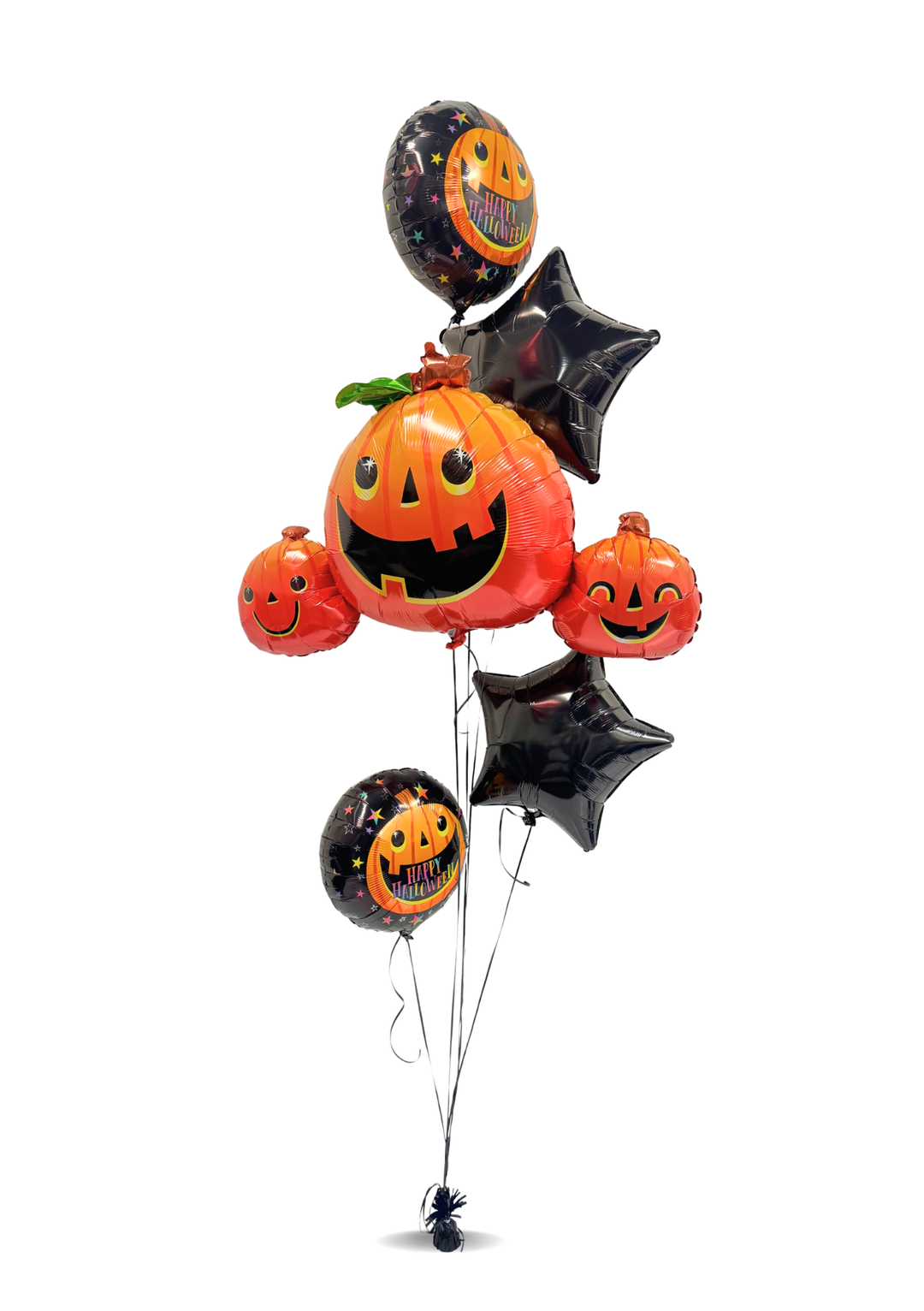 Smiley Halloween Pumpkin Bouquet