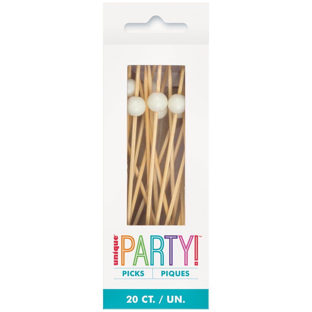 Bamboo Food & Cocktail Picks 20ct