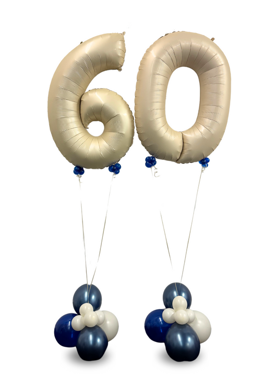 Number Balloons Jumbo (qty 1) 8 Colours