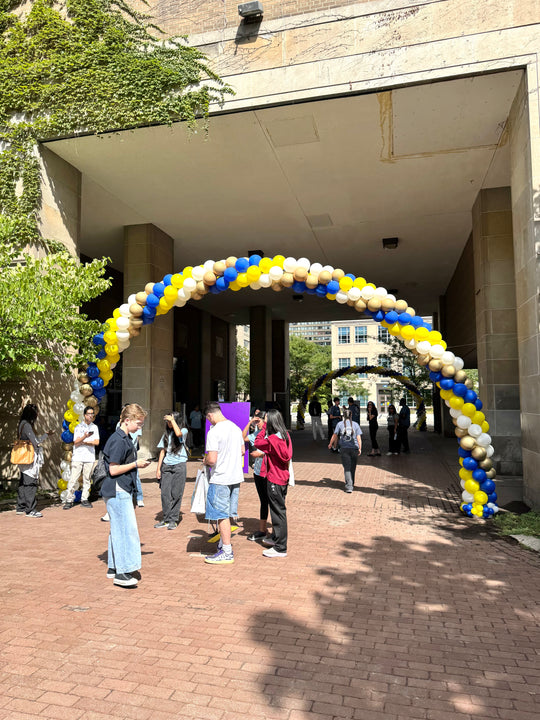 23ft outdoor balloon arch classic style