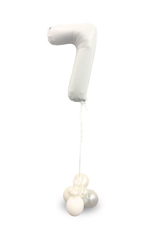 Number Balloons Jumbo (qty 1) 8 Colours