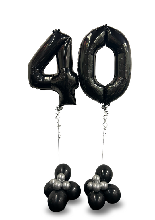 Number Balloons Jumbo (qty 1) 8 Colours