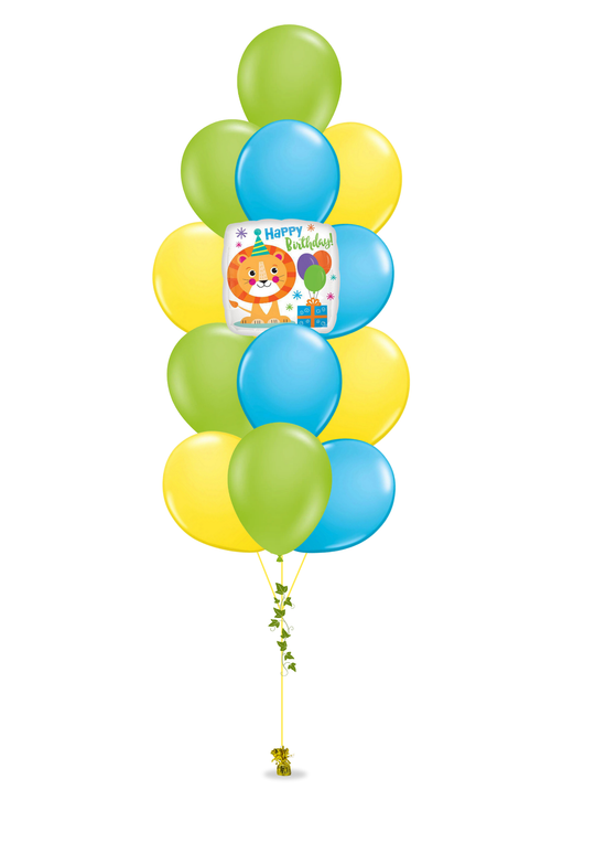 Lil Lion Birthday Balloon Package