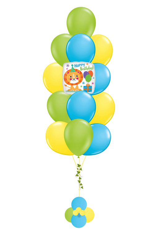 Lil Lion Birthday Balloon Package