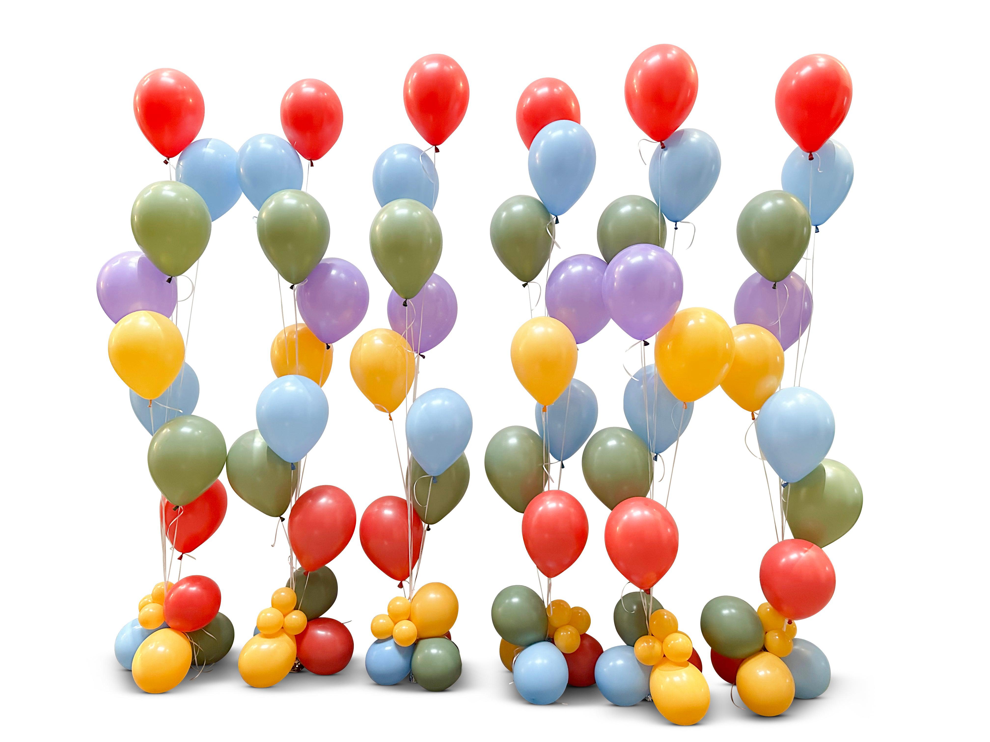 Helium Balloon Wall T.O. Balloons