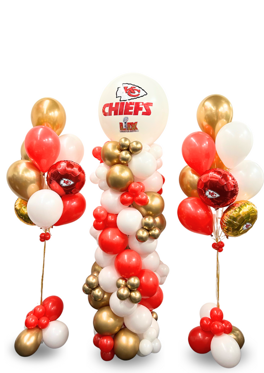 NFL Football SUPER  BALLOON BUNDLE (chiefs/Eagles)