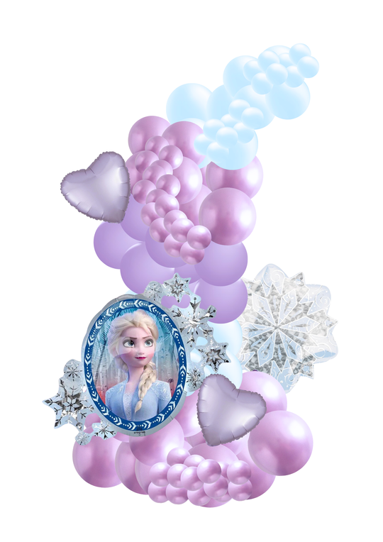 Free Standing Cluster/ Garland Balloon - FROZEN THEME