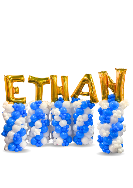 5ft number and letter balloon columns (sold individually)
