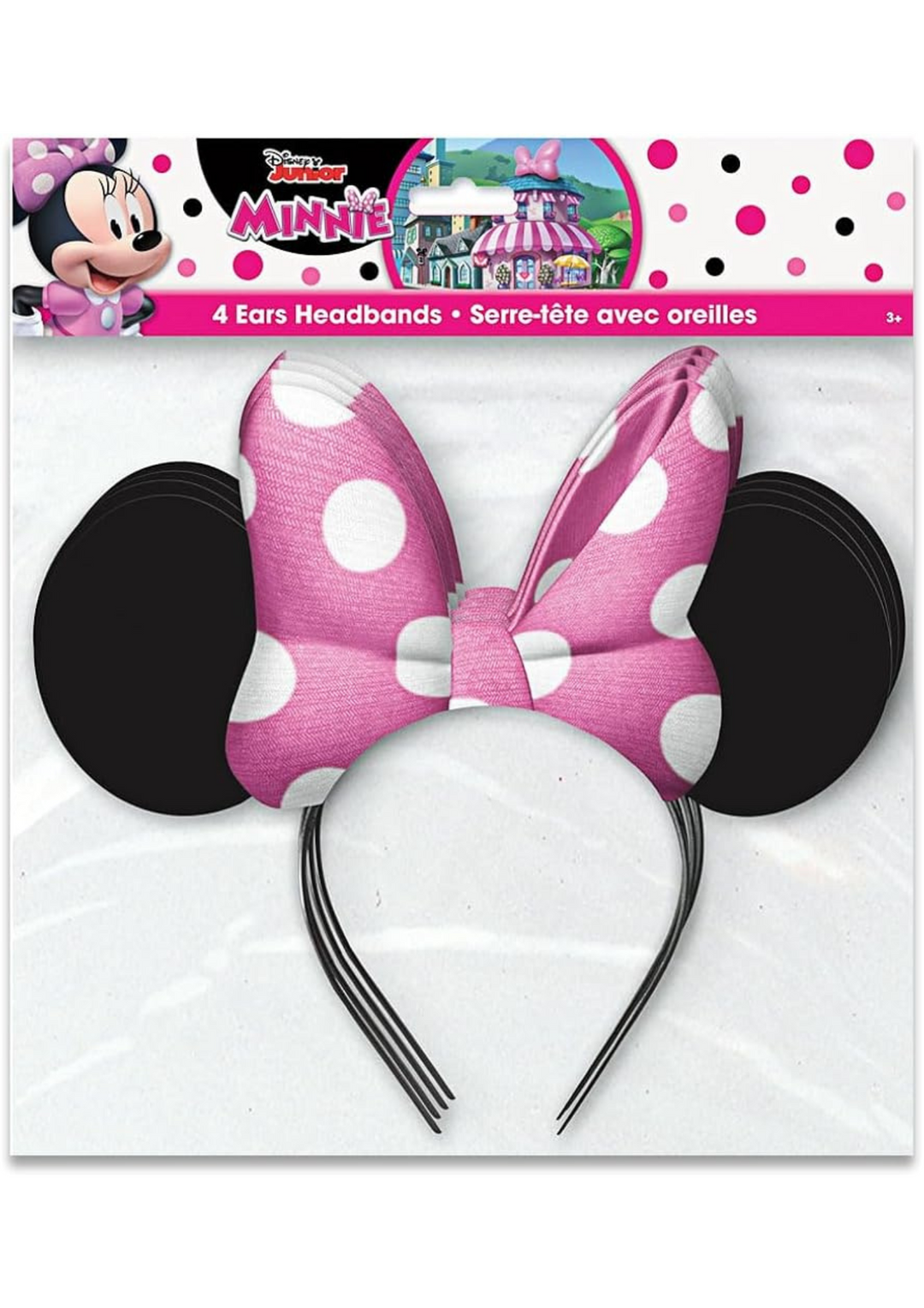 Disney Iconic Minnie Mouse Paper Ears 4ct