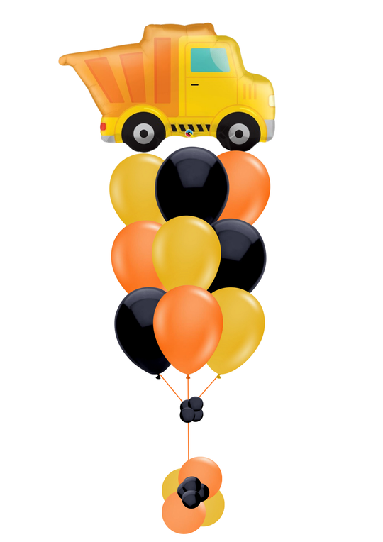 DUMP TRUCK BALLOON BOUQUET