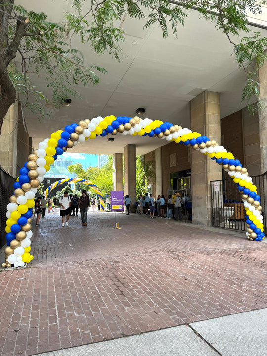 23ft outdoor balloon arch classic style
