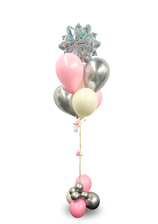 Holiday Snowflake Balloon Bouquet