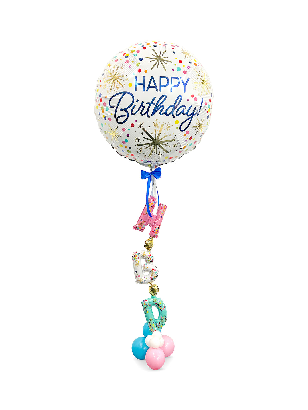 Mega Birthday Balloon Foil with HBD tail :)