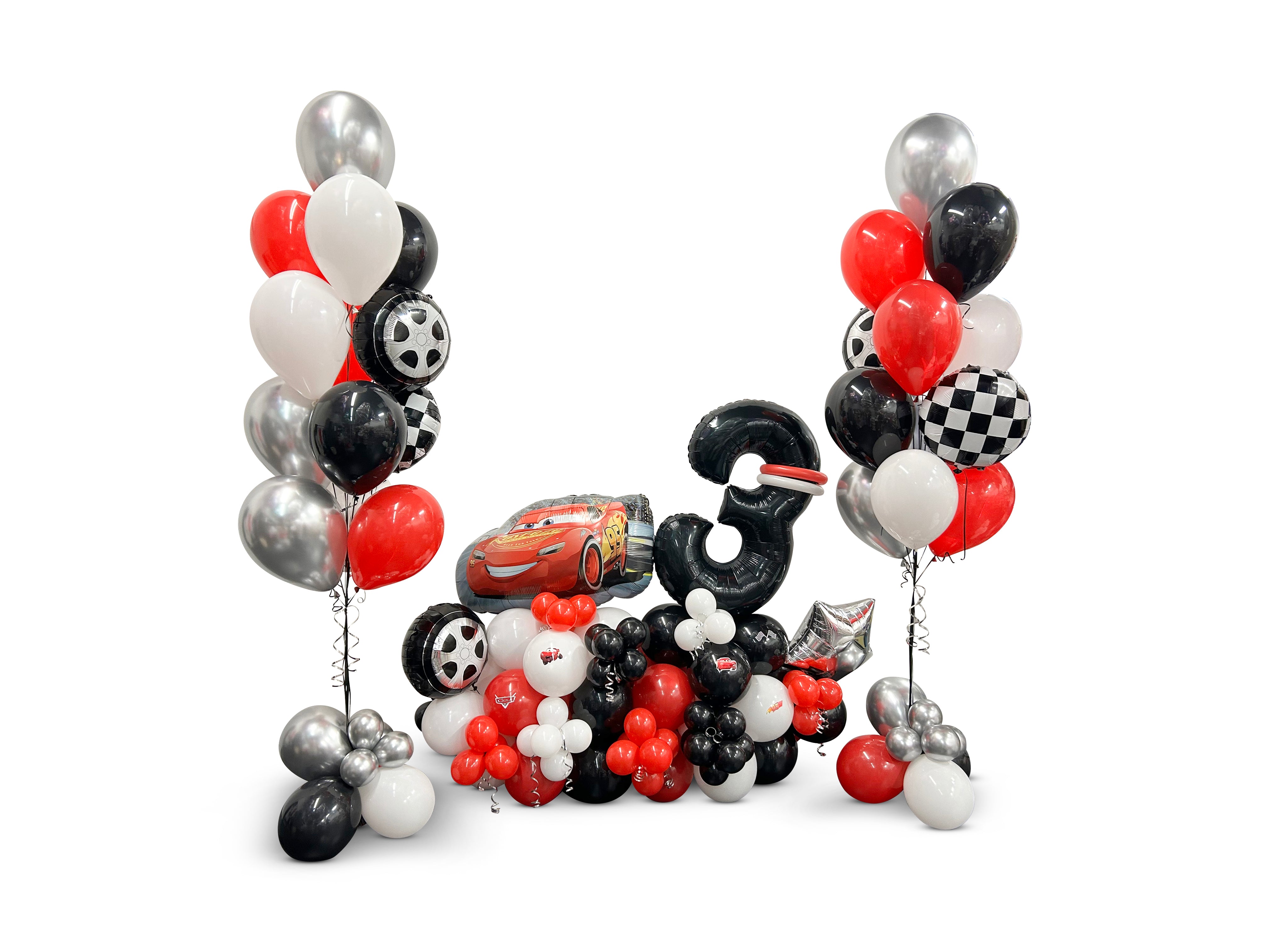 cars balloons