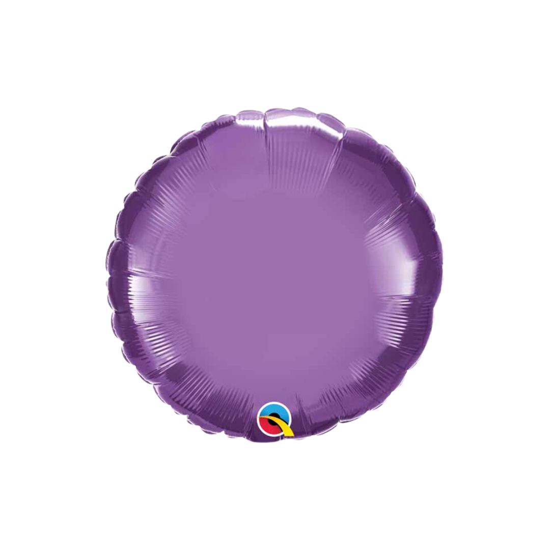 18" Chrome Purple Round Foil (uninflated)