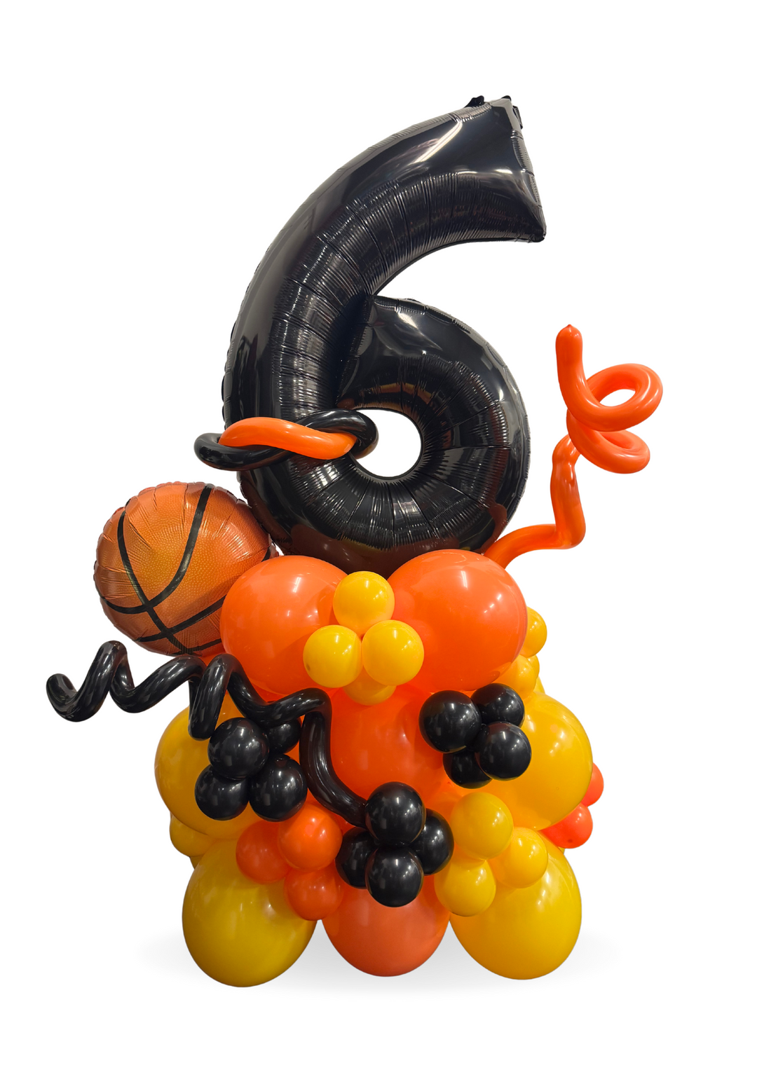Basketball Balloon Number Stand