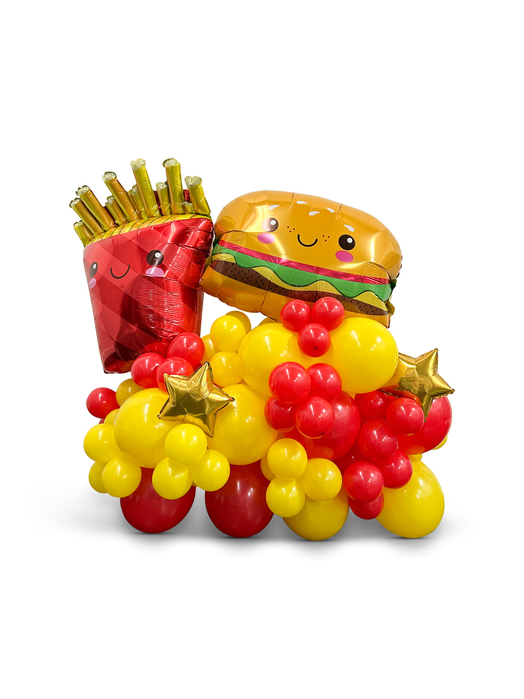 Burger and Fries Balloon Combo