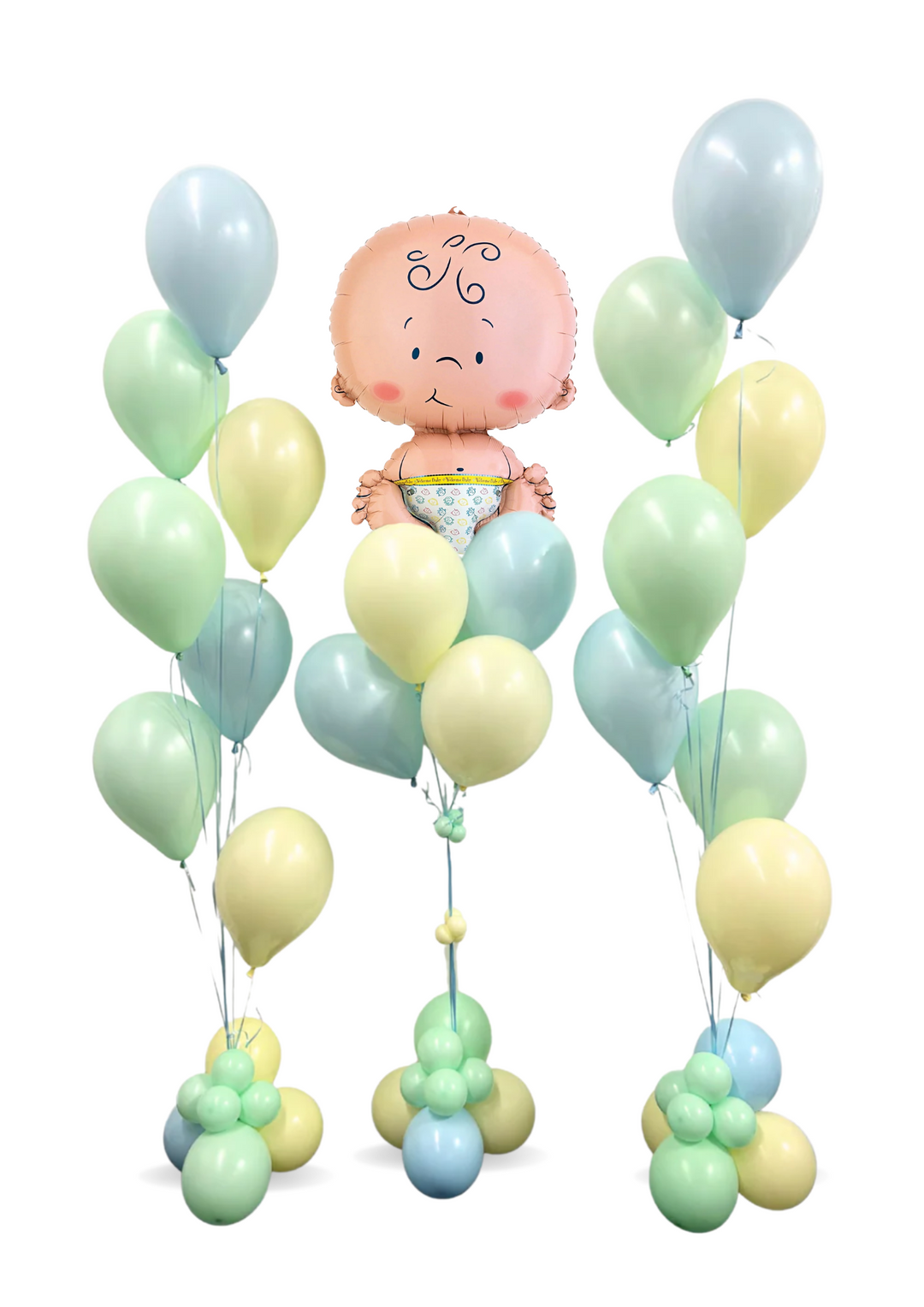 Hello baby balloon package