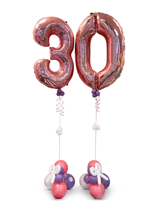 Number Balloons Jumbo (qty 1) 8 Colours