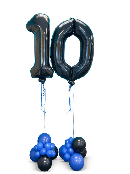 Number Balloons Jumbo (qty 1) 8 Colours
