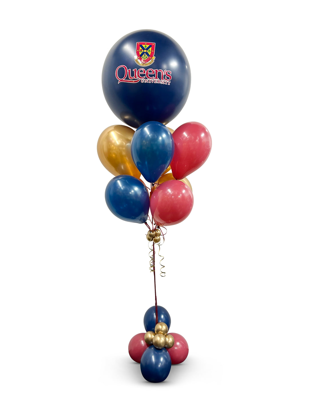 Graduation Custom Logo School Balloon Bouquet (queens)