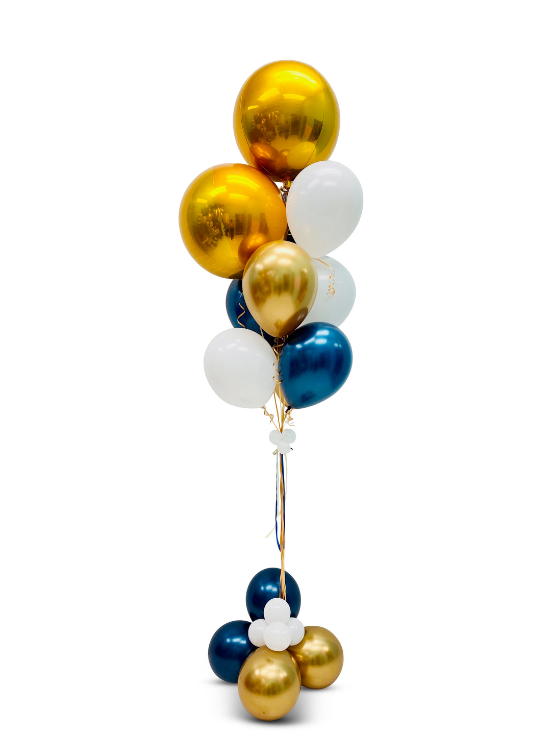 Foil Orbz and Latex Balloon Bouquet