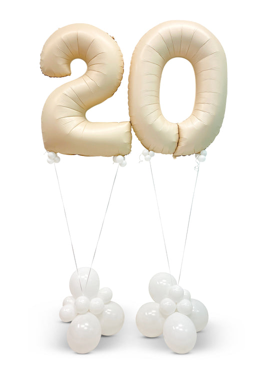Number Balloons Jumbo (qty 1) 8 Colours