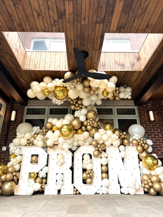 Prom balloon installation