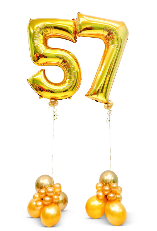 Number Balloons Jumbo (qty 1) 8 Colours