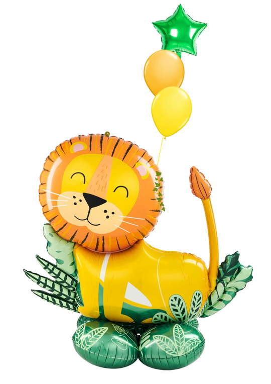 5ft tall Lion balloon airwalker - Lifesize