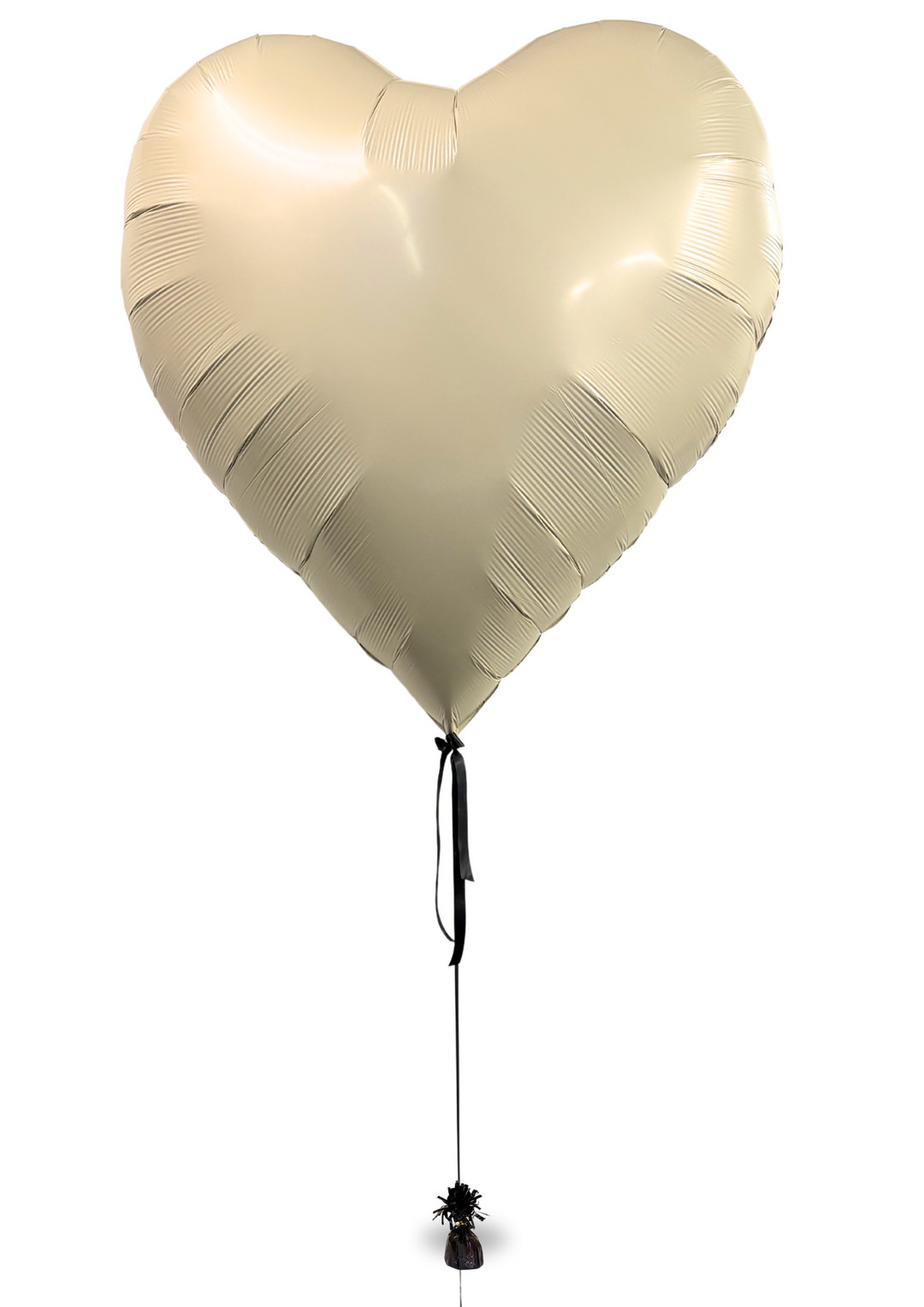 Latte 10ft tall Super Heart Balloon! (68" diameter)