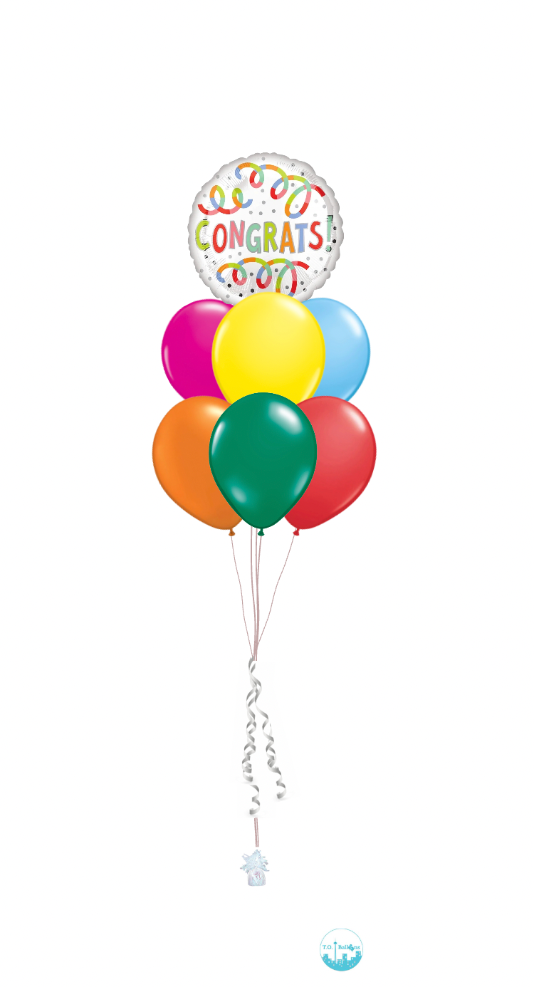 CONGRATS SMALL FOIL BOUQUET