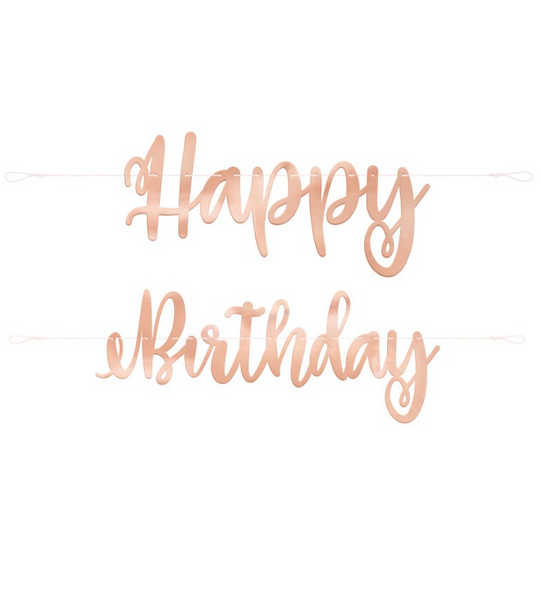 "Happy Birthday" Banner