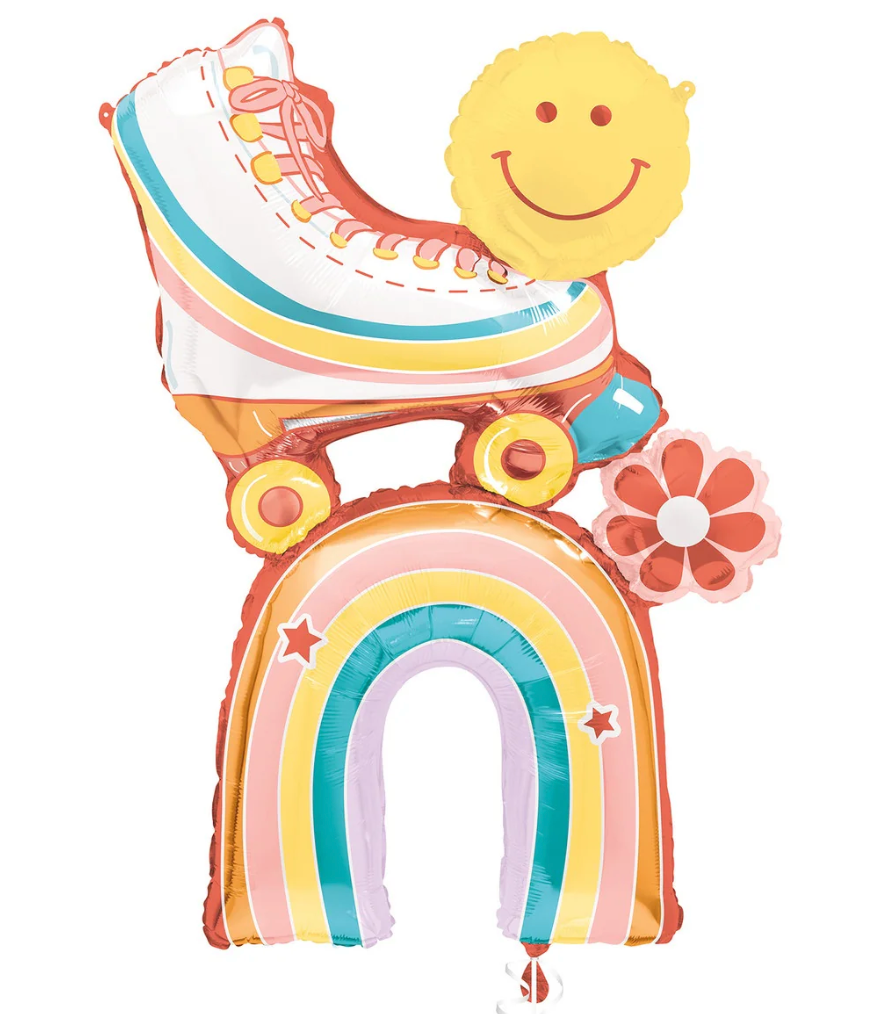 Rainbow Roller Skate Jumbo Foil