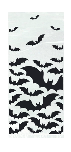 Black Bats Cellophane Bags 20ct