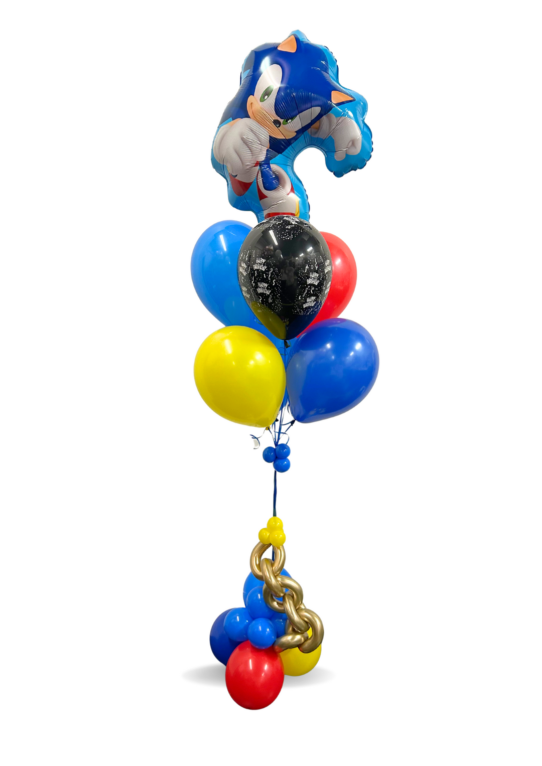 Sonic the Hedgehog Balloon Bouquet
