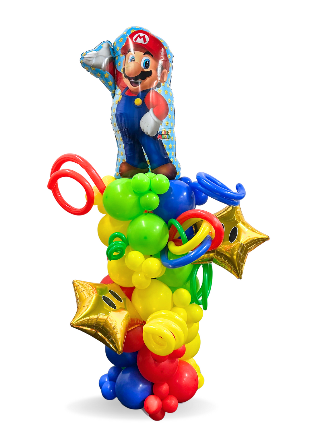Super Mario Balloon Column 6ft tall