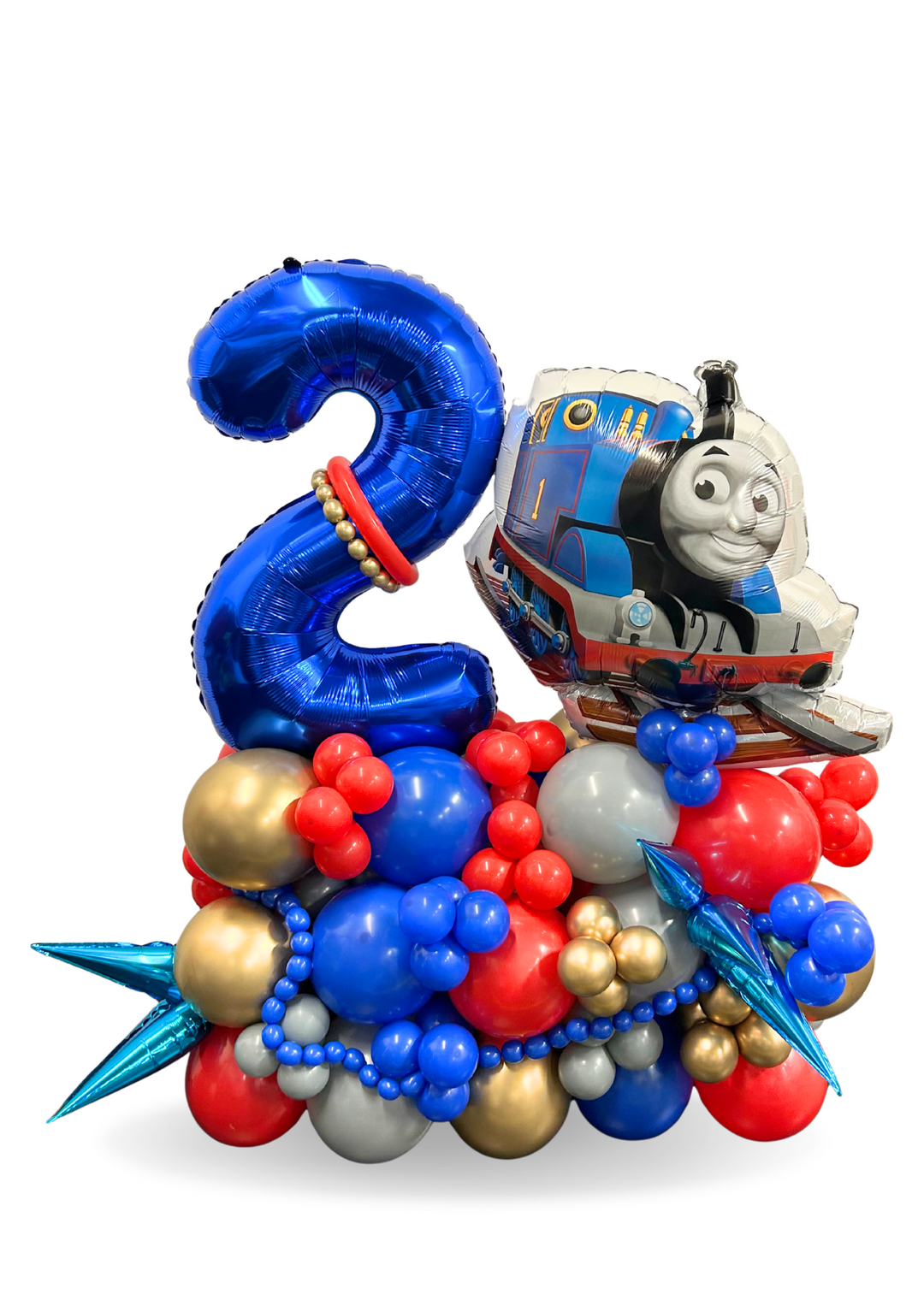 Thomas the tank engine balloons cluster stand