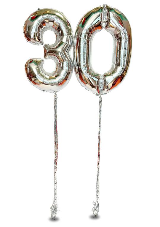 Number Balloons Jumbo (qty 1) 8 Colours