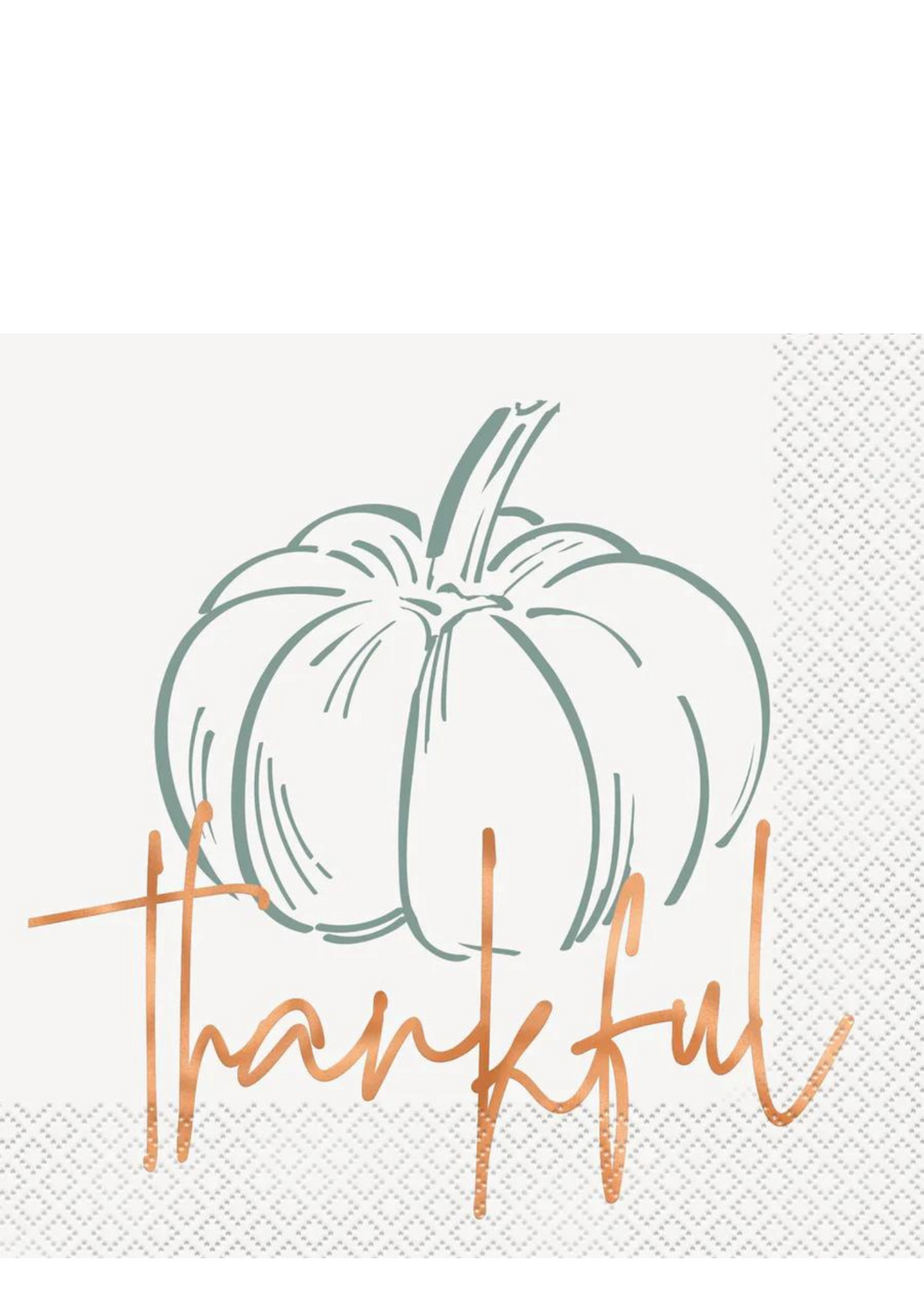 "Thankful" Luncheon Napkins 16ct