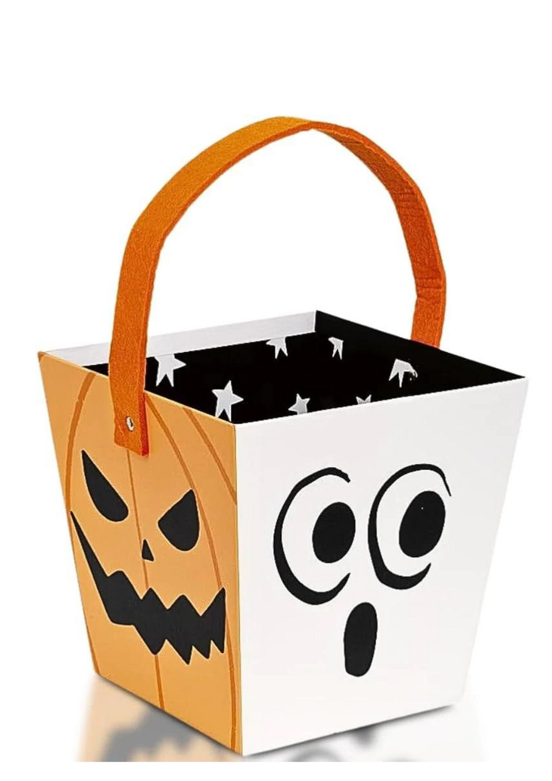Bats & Boos Halloween Paper Board Bucket