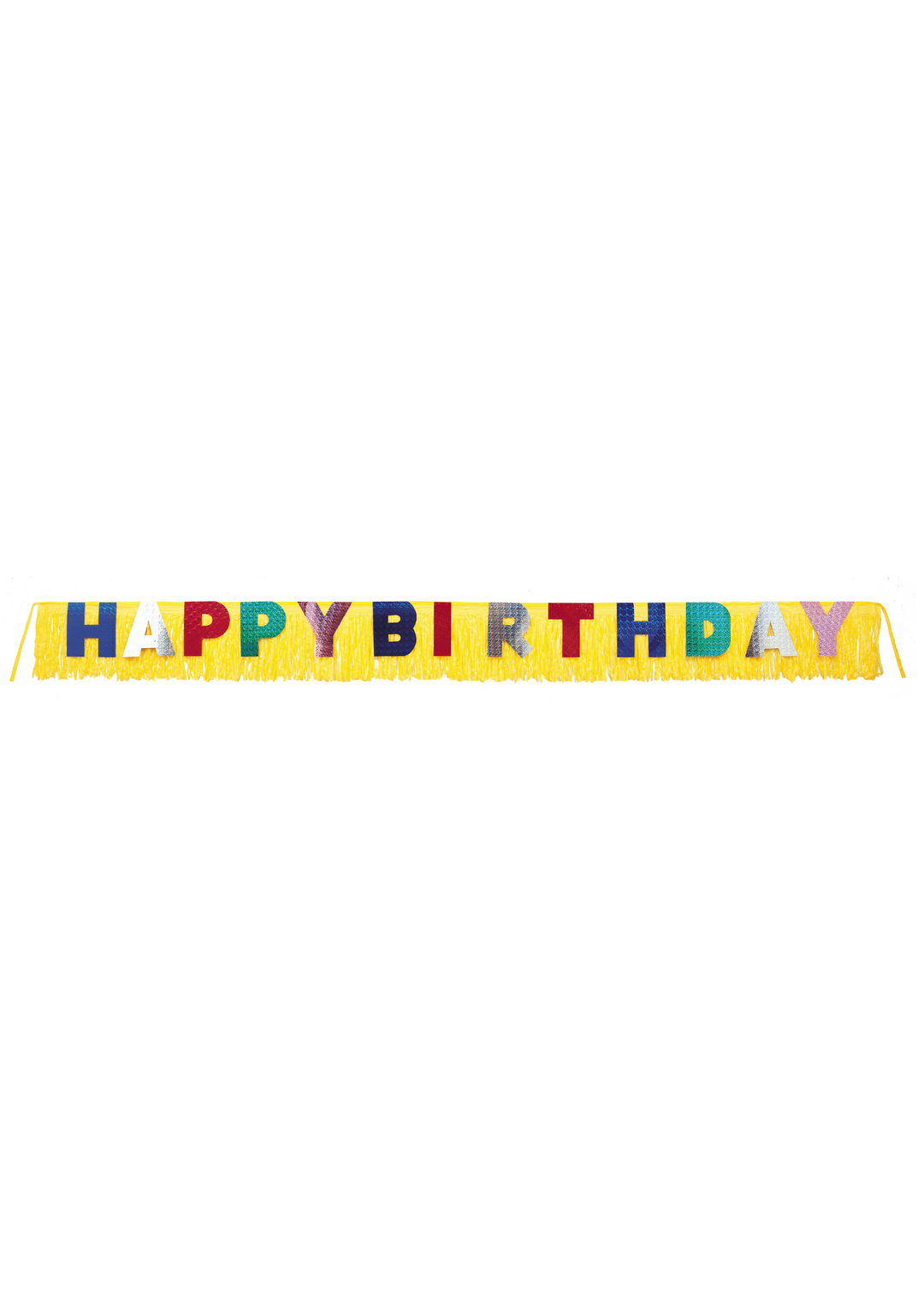 Giant Birthday Fringe Banner 9.5ft
