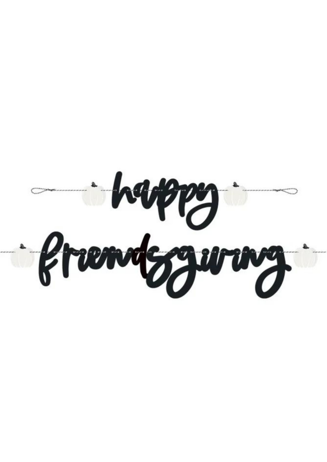 "Happy Friendsgiving" Banner