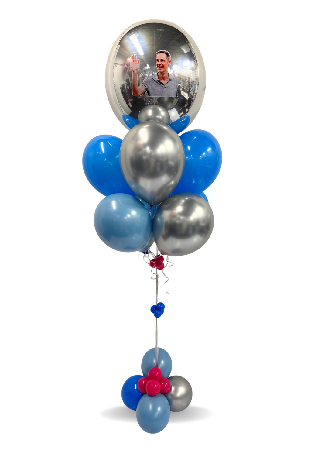 Your face on a balloon custom package