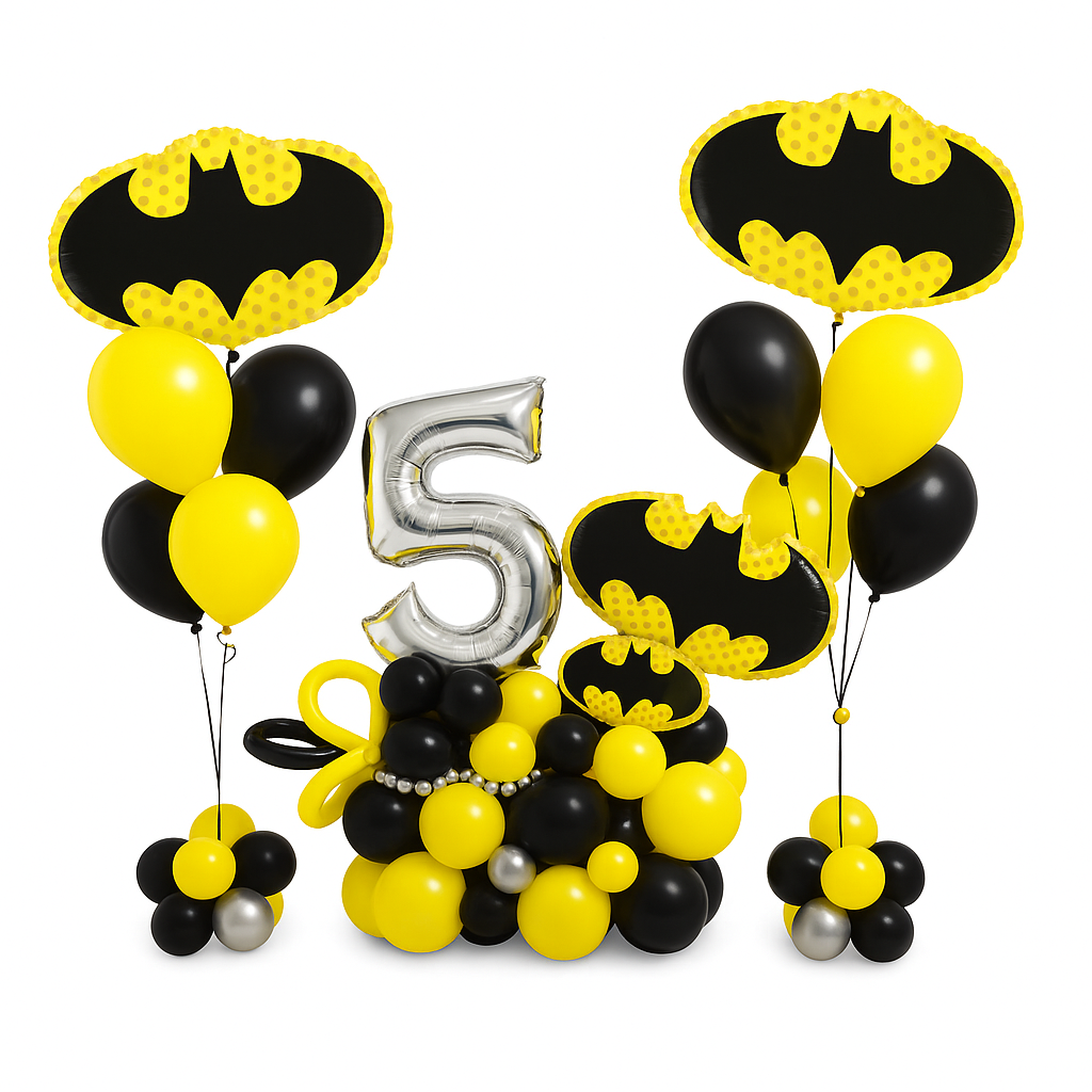 Ultimate batman birthday balloon package