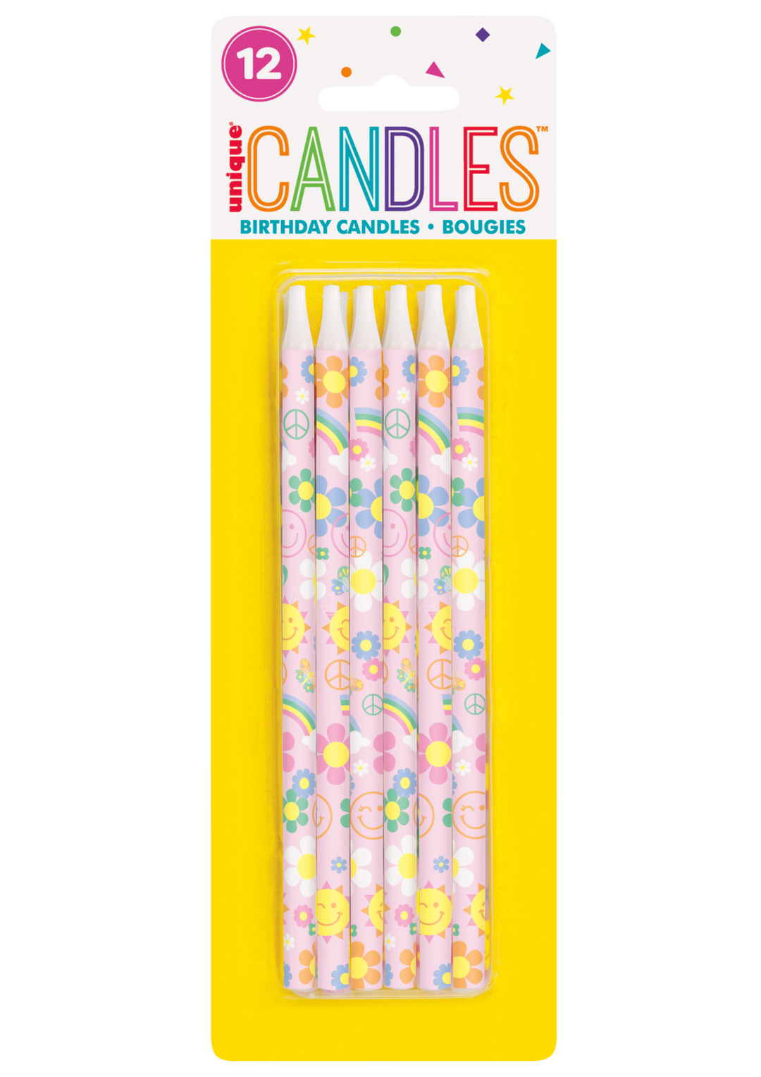 Sunshine Birthday Candles 12ct