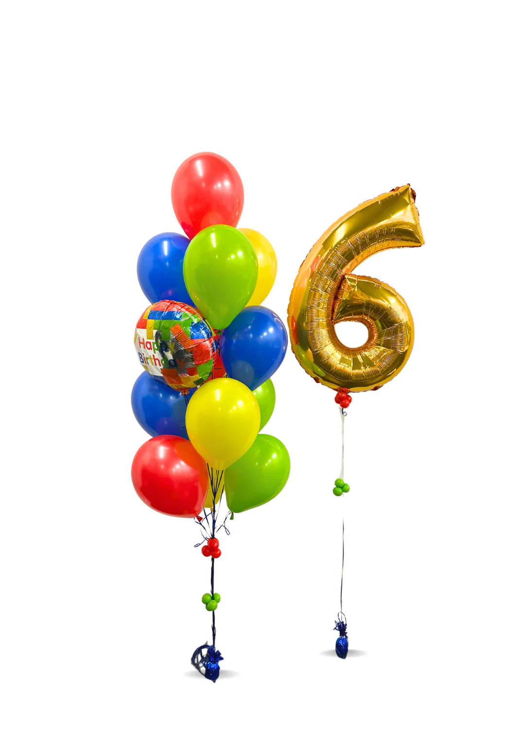 Lego Birthday Balloon Arrangement