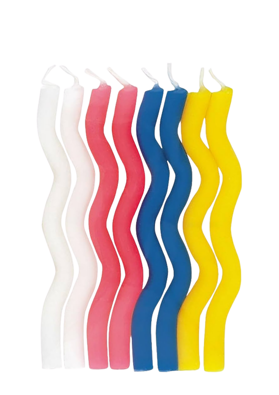 Zig Zag Birthday Candles 8ct