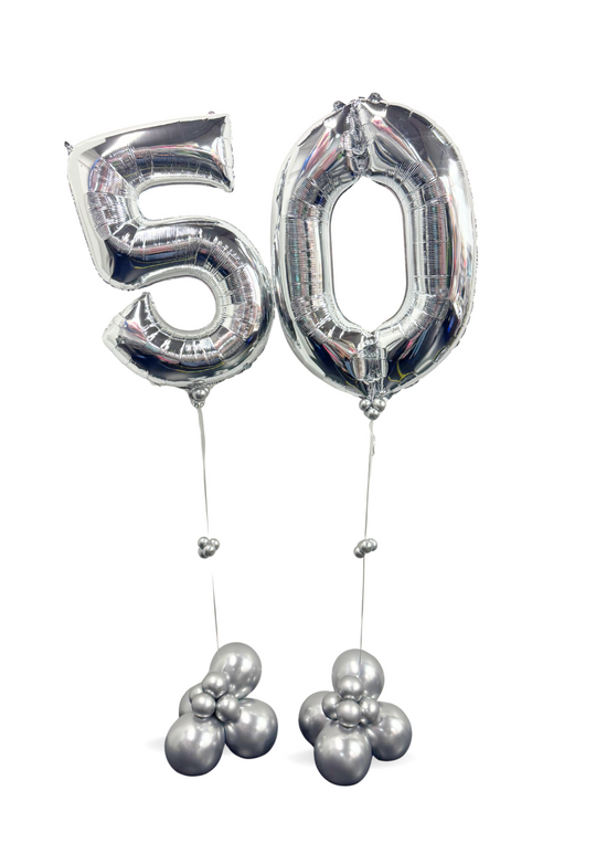 Number Balloons Jumbo (qty 1) 8 Colours