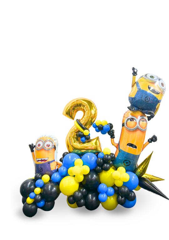 Minions Balloon Birthday Package Stand